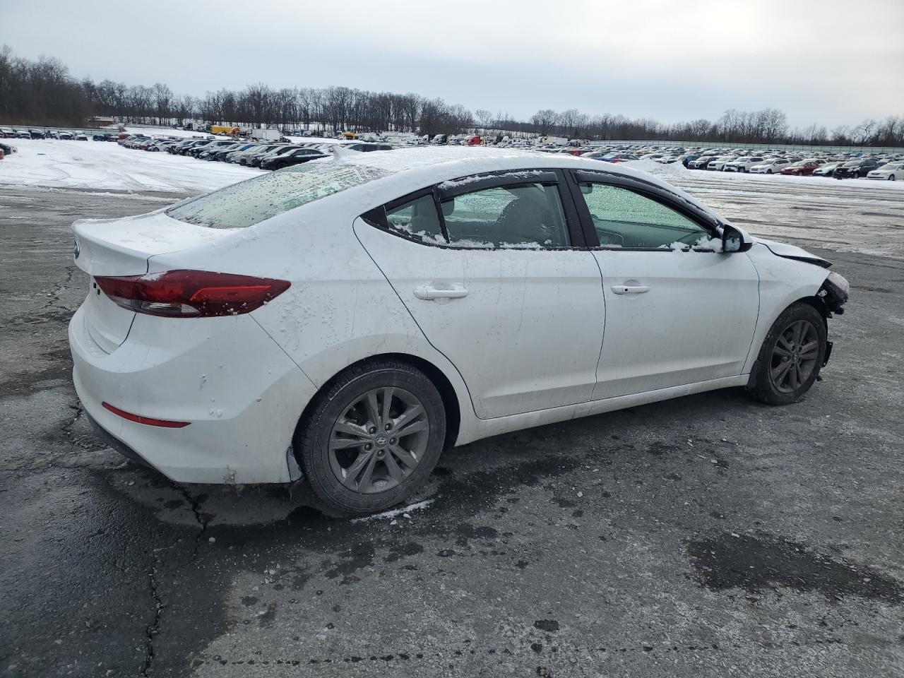 2018 Hyundai Elantra VIN 5NPD84LF8JH335870 Copart auction photo, front end damage thumbnail 3