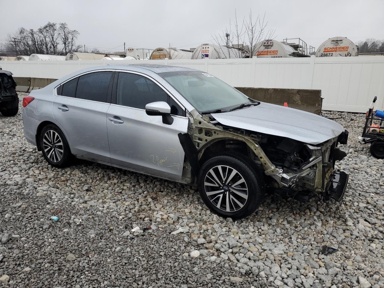 2018 Subaru Legacy VIN 4S3BNAH68J3016357 Copart auction photo, front end / undercarriage damage thumbnail 4