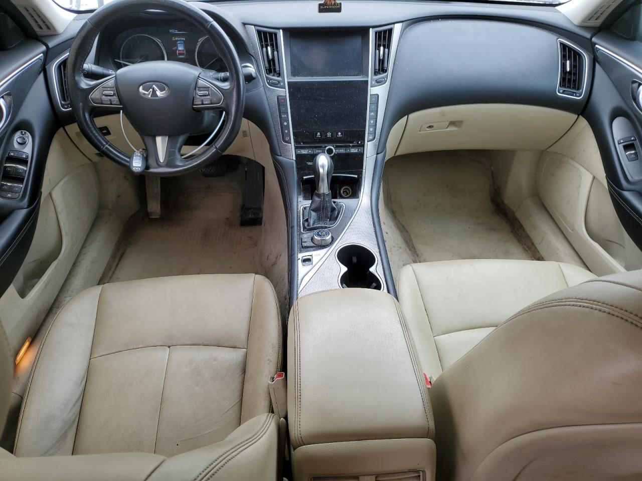 2017 Infiniti Q50 VIN JN1EV7AP6HM741269 Copart auction photo, front end damage thumbnail 8