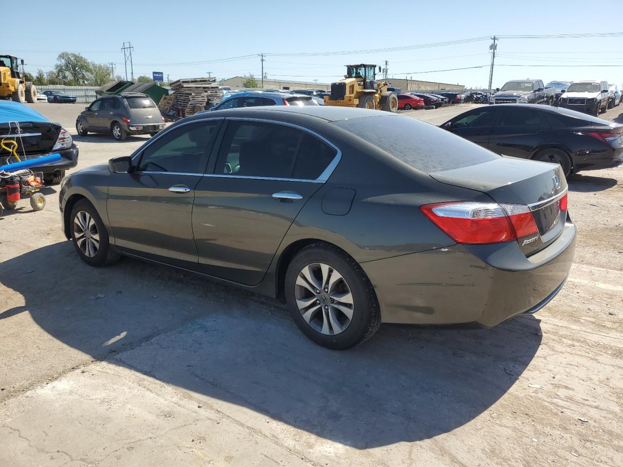 2014 Honda Accord VIN 1HGCR2F38EA228038 Copart auction photo, front end / hail damage thumbnail 2