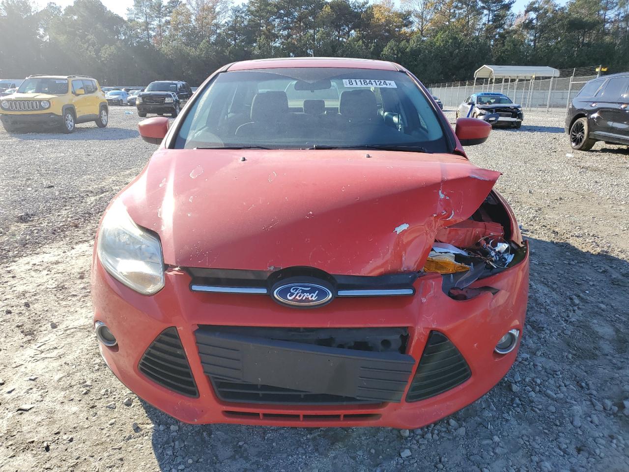2012 Ford Focus VIN 1FAHP3F21CL447907 Copart auction photo, front end damage thumbnail 5