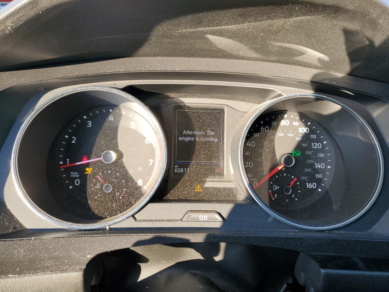 2019 Volkswagen Tiguan VIN 3VV3B7AXXKM076161 Copart auction photo, front end damage thumbnail 9