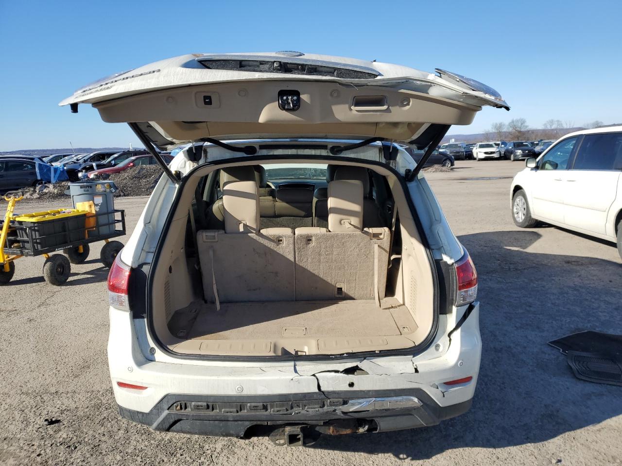 2013 Nissan Pathfinder VIN 5N1AR2MM1DC625722 Copart auction photo, rear end / front end damage thumbnail 6