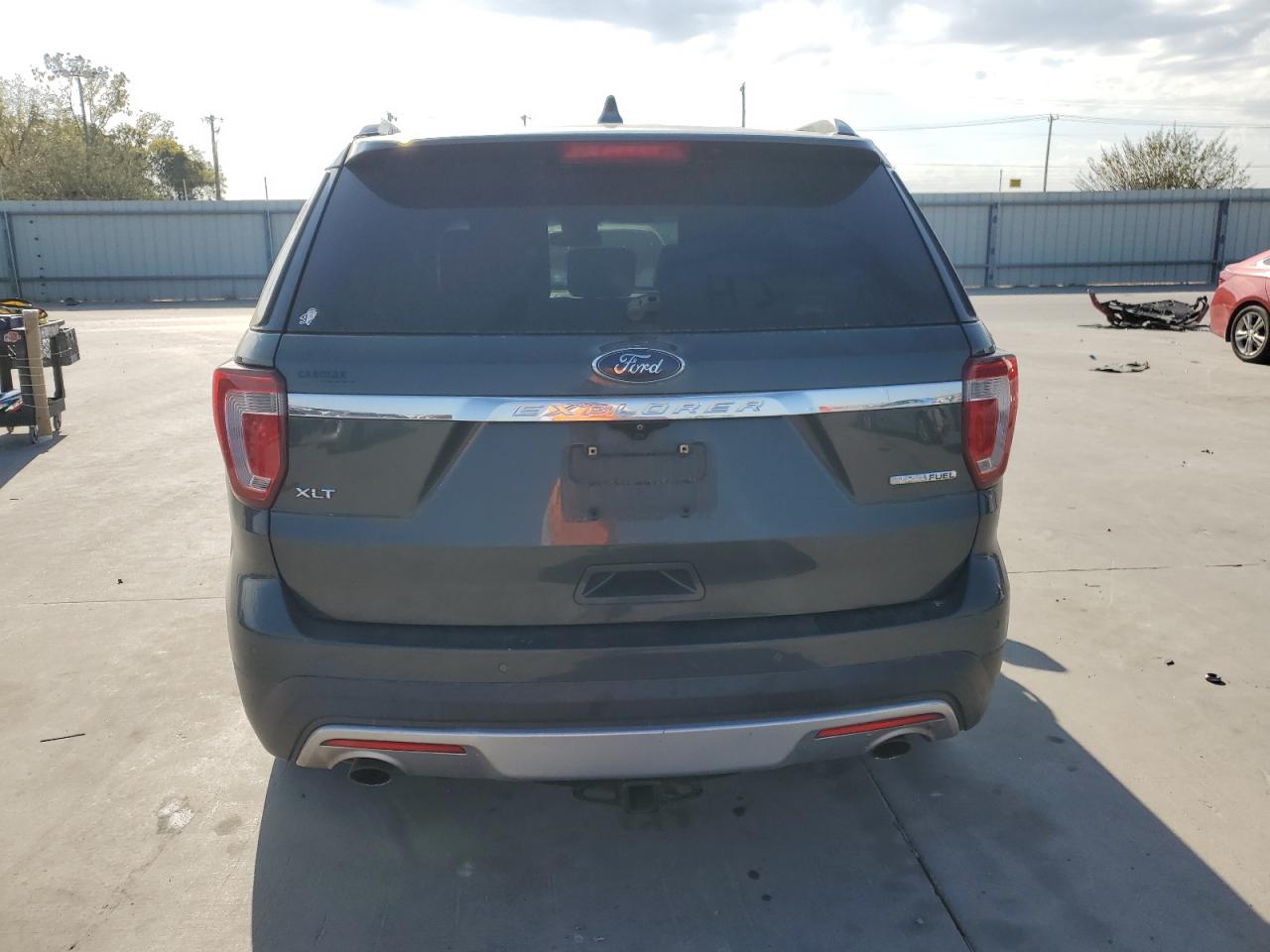 2016 Ford Explorer VIN 1FM5K7D89GGB02158 Copart auction photo, front end / side damage thumbnail 6