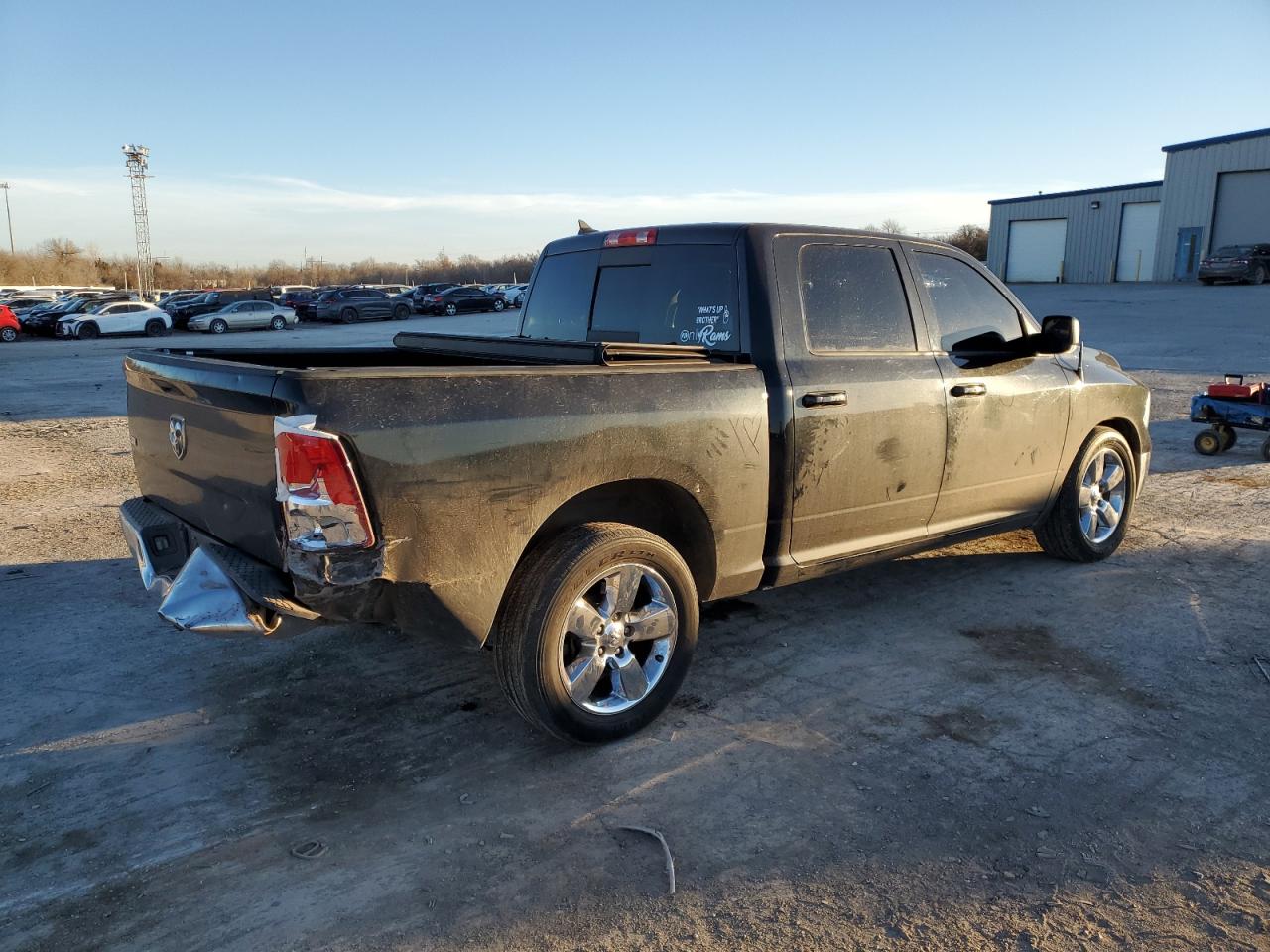 2019 RAM 1500 VIN 1C6RR6LT0KS552134 Copart auction photo, rear end / minor dent/scratches damage thumbnail 3