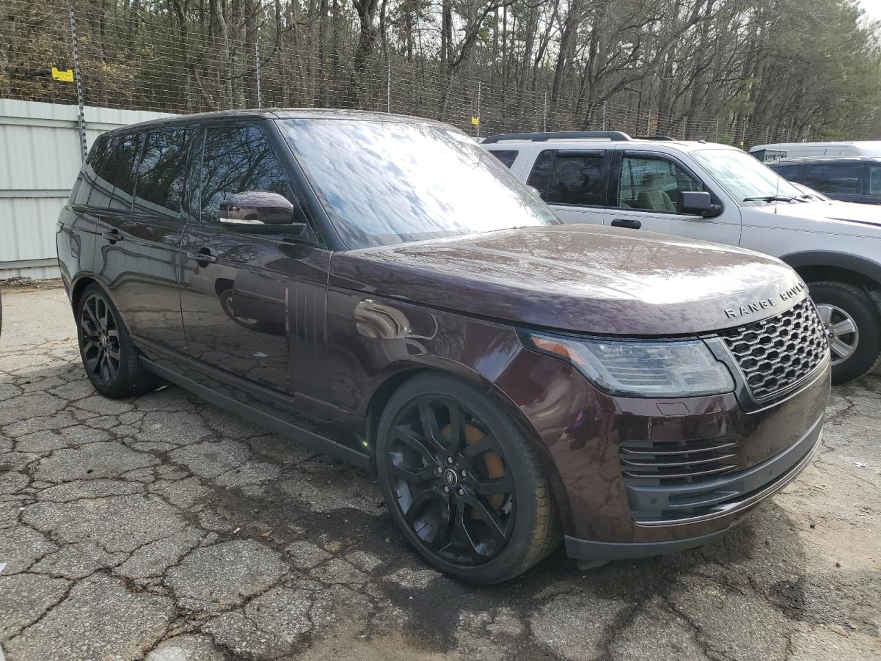 2019 Land Rover Range Rover VIN SALGR2RK4KA531129 Copart auction photo, front end damage thumbnail 4