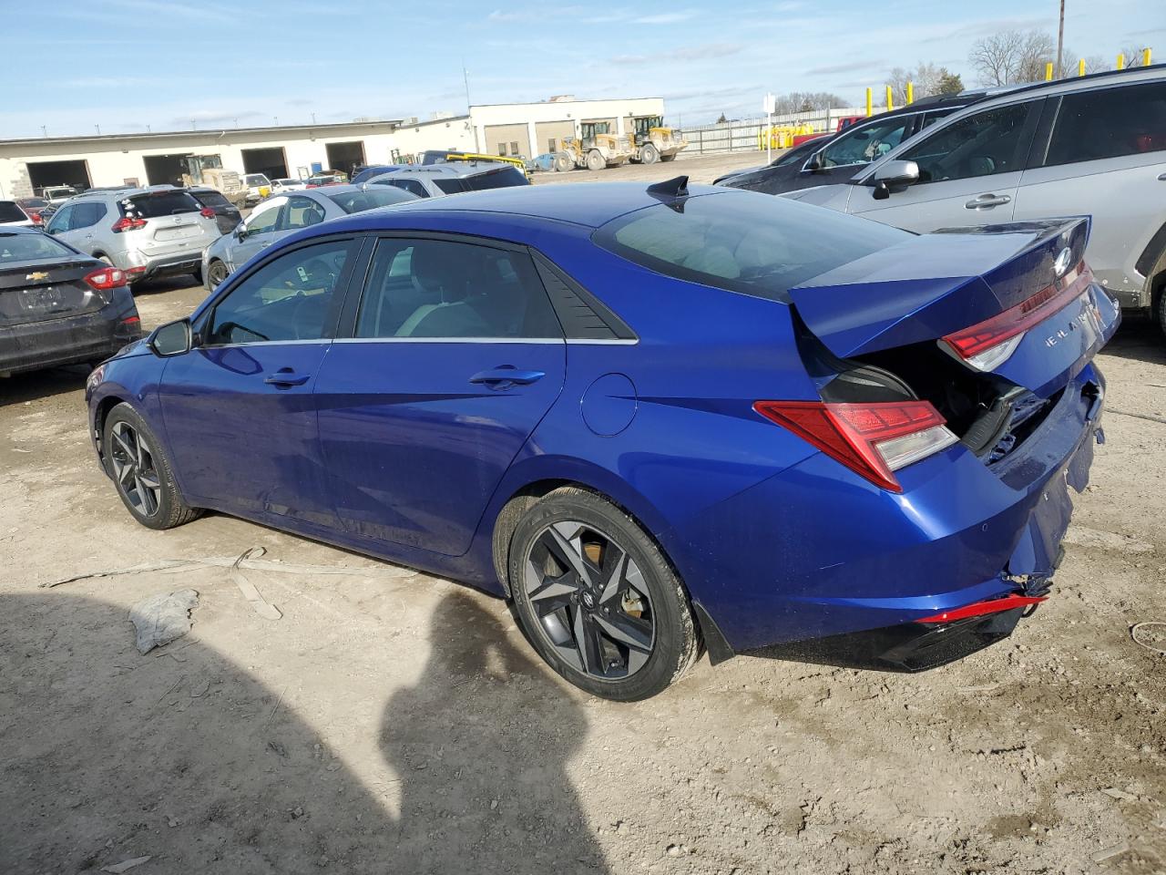 2022 Hyundai Elantra VIN KMHLP4AG4NU300700 Copart auction photo, rear end / front end damage thumbnail 2