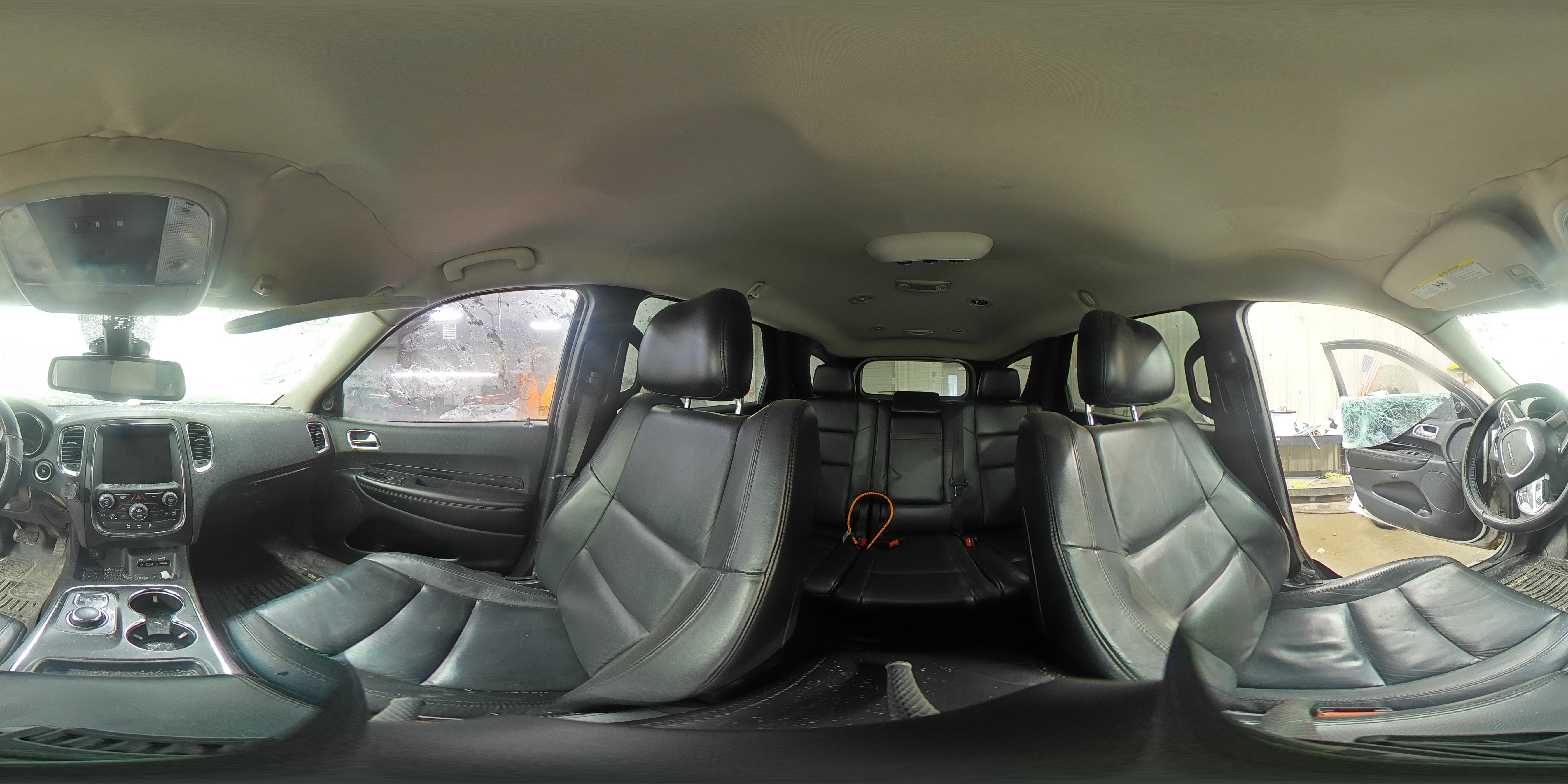 2015 Dodge Durango VIN 1C4RDJDG6FC169634 Copart auction photo, rollover / top/roof damage thumbnail 14
