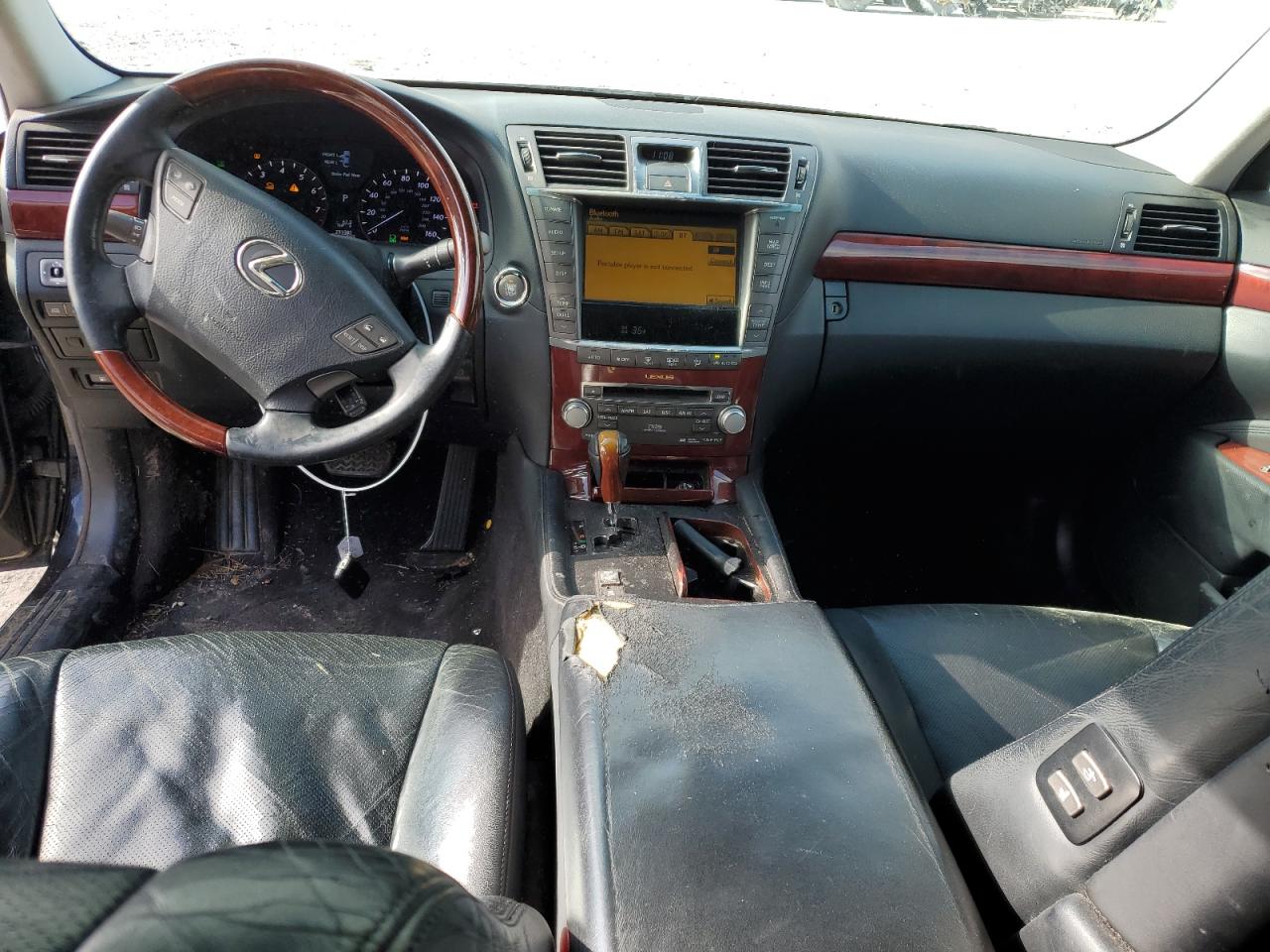 2011 Lexus LS VIN JTHCL5EF5B5010848 Copart auction photo, all over damage thumbnail 8