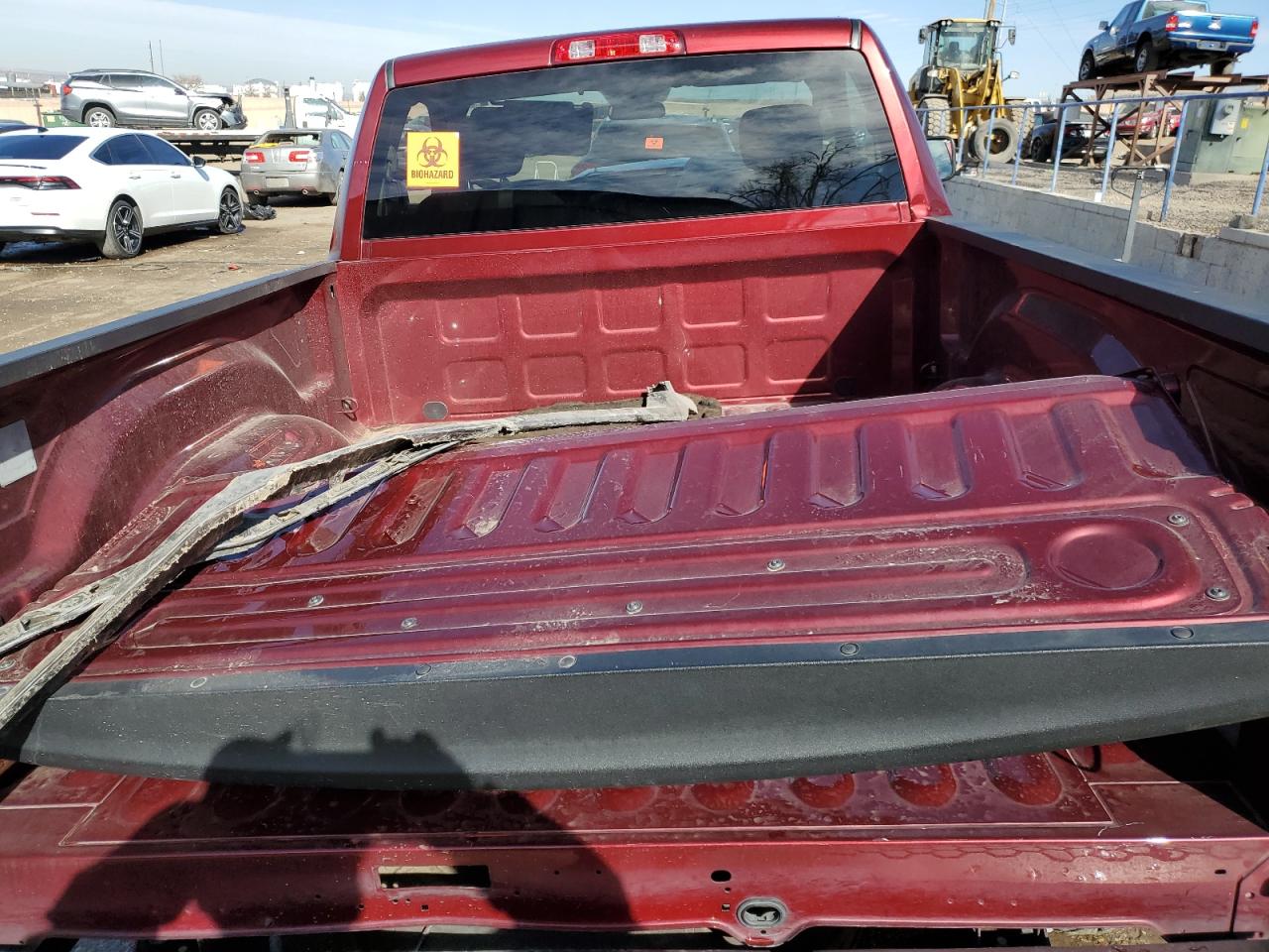 2021 RAM 1500 VIN 3C6JR7AG6MG686164 Copart auction photo, front end / side damage thumbnail 10