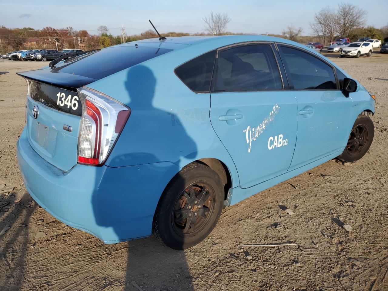 2012 Toyota Prius VIN JTDKN3DUXC5403631 Copart auction photo, front end damage thumbnail 3