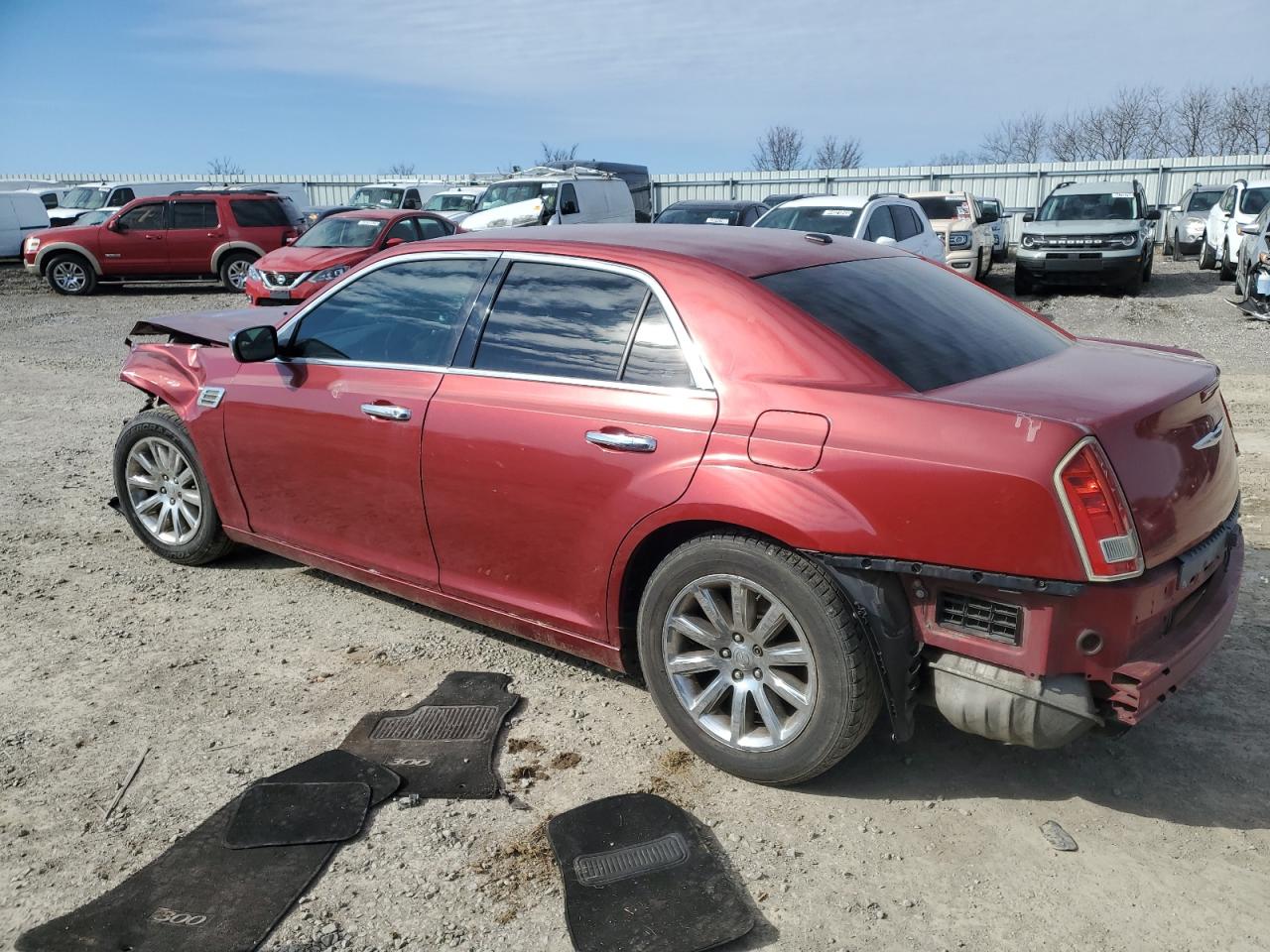 2011 Chrysler 300 VIN 2C3CA5CG2BH546768 Copart auction photo, front end / rear end damage thumbnail 2