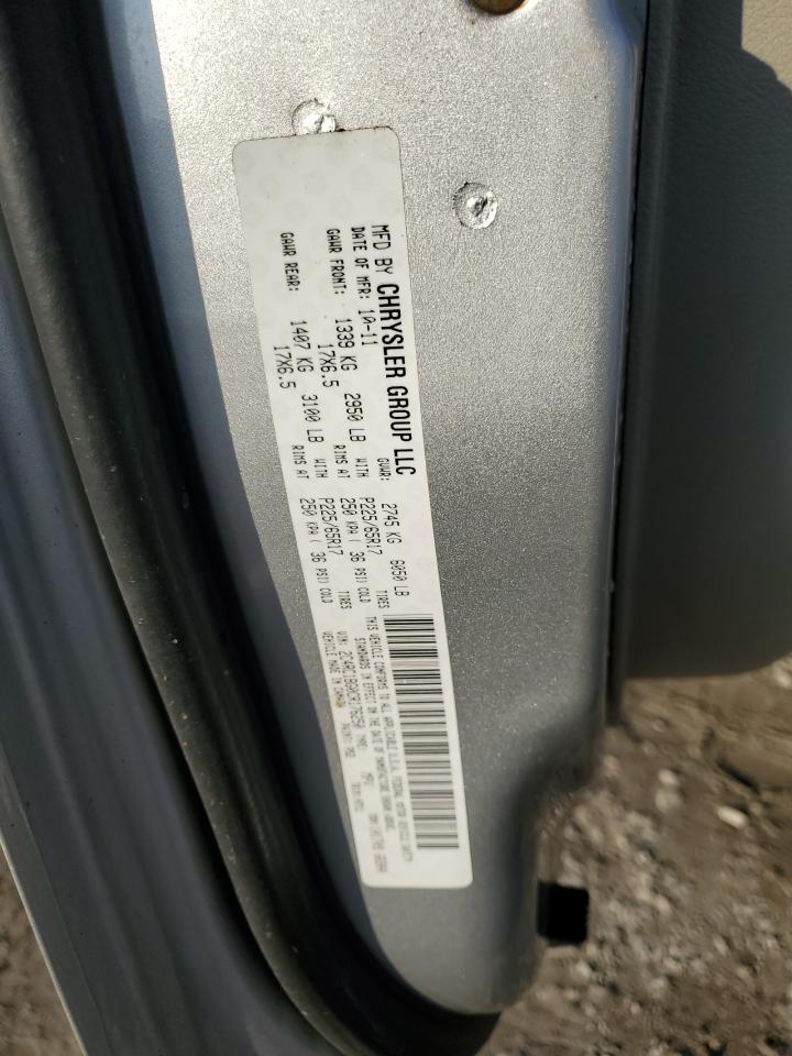 2012 Chrysler Town & Country VIN 2C4RC1BG0CR176250 Copart auction photo, front end damage thumbnail 14