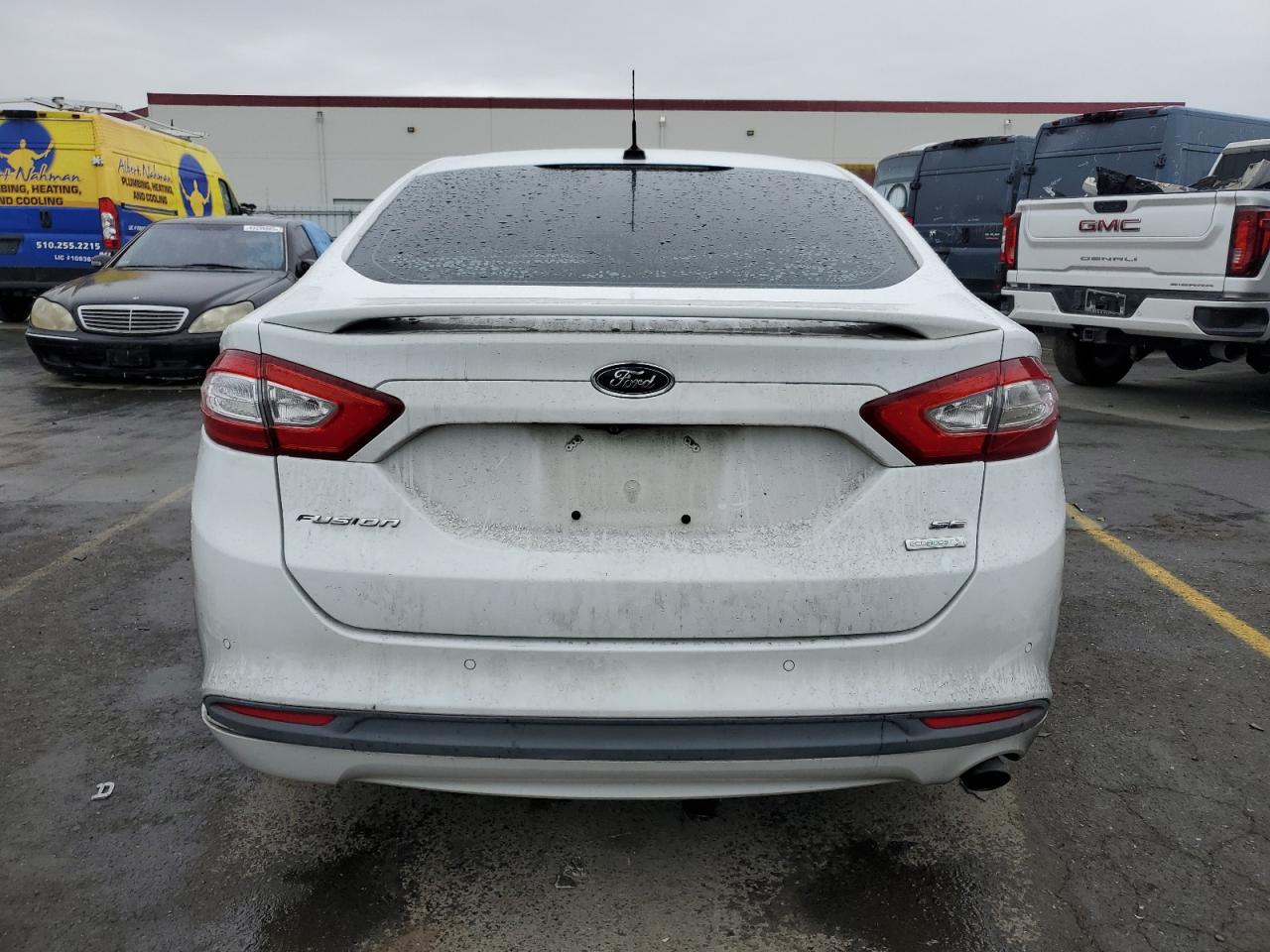 2013 Ford Fusion VIN 3FA6P0HR2DR142743 Copart auction photo, side damage thumbnail 6