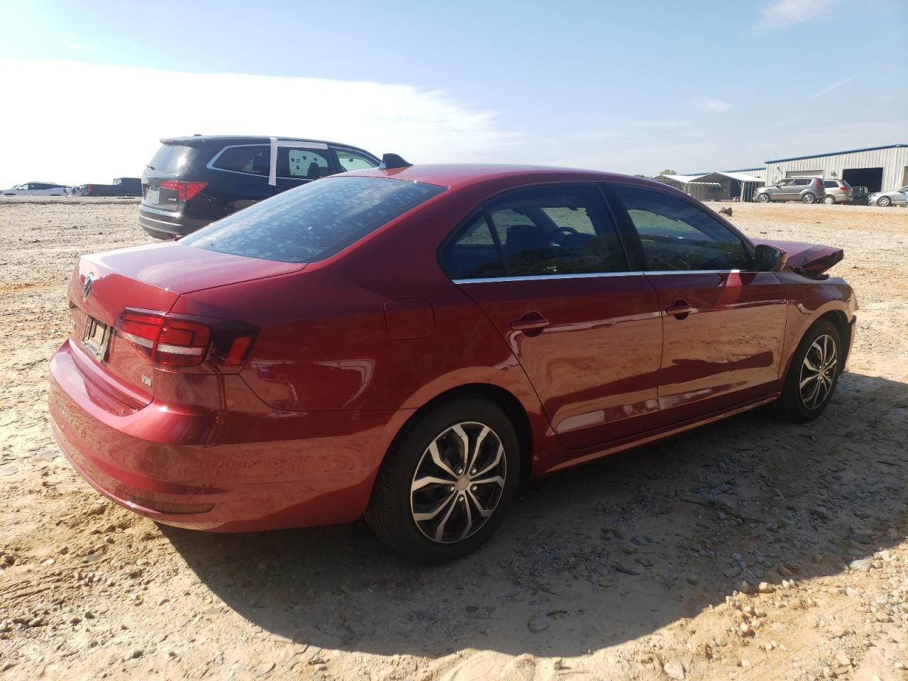 2017 Volkswagen Jetta VIN 3VW2B7AJXHM356447 Copart auction photo, front end damage thumbnail 3