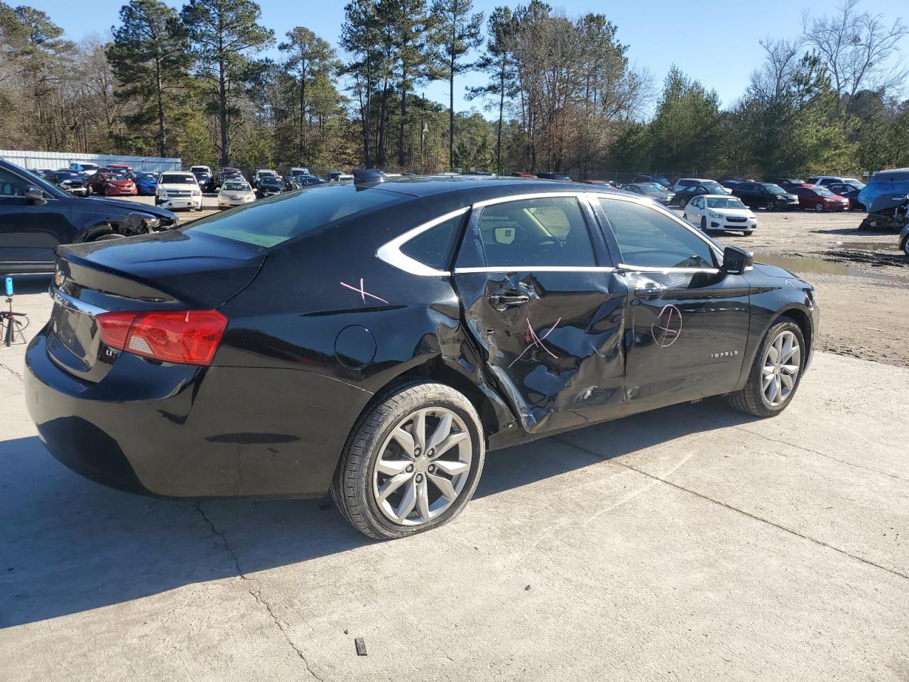 2018 Chevrolet Impala VIN 2G1105S34J9118576 Copart auction photo, side damage thumbnail 3