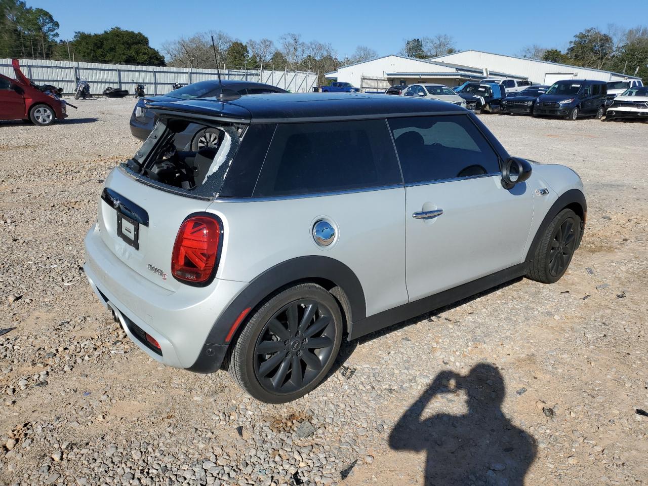 2019 MINI Cooper VIN WMWXP7C53K2A50604 Copart auction photo, rear end damage thumbnail 3