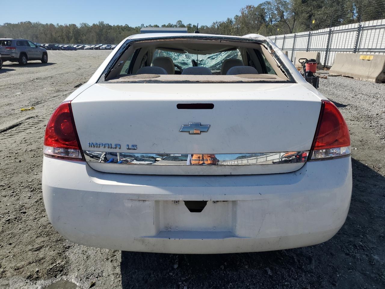 2006 Chevrolet Impala VIN 2G1WB58KX69329819 Copart auction photo, top/roof damage thumbnail 6