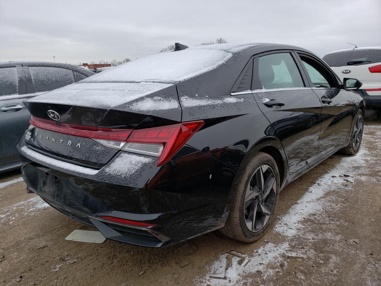 2021 Hyundai Elantra VIN 5NPLN4AG0MH027337 Copart auction photo, front end damage thumbnail 3