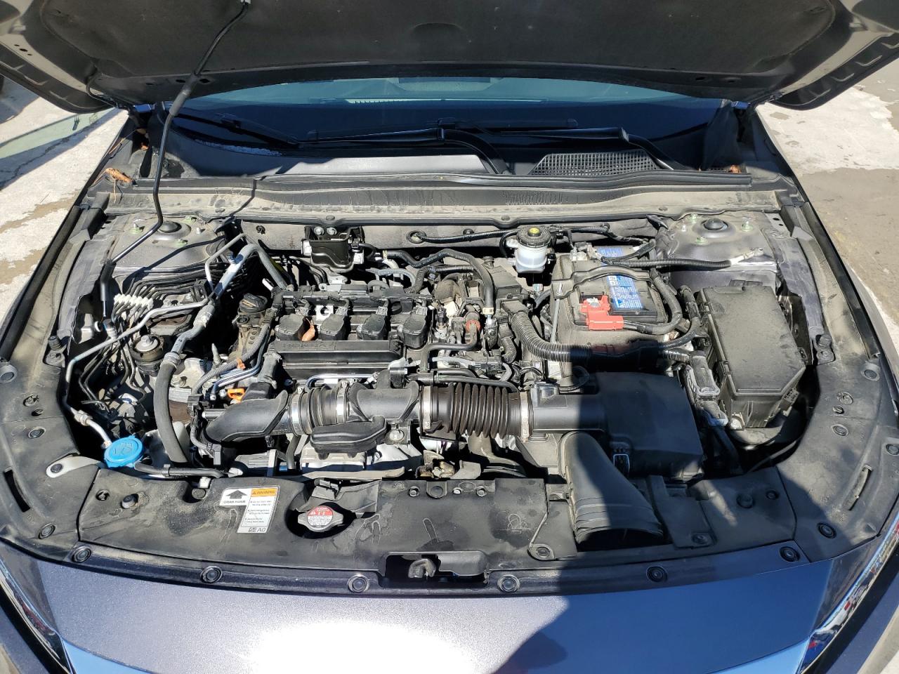 2021 Honda Accord VIN 1HGCV1F16MA106099 Copart auction photo, rear end damage thumbnail 11
