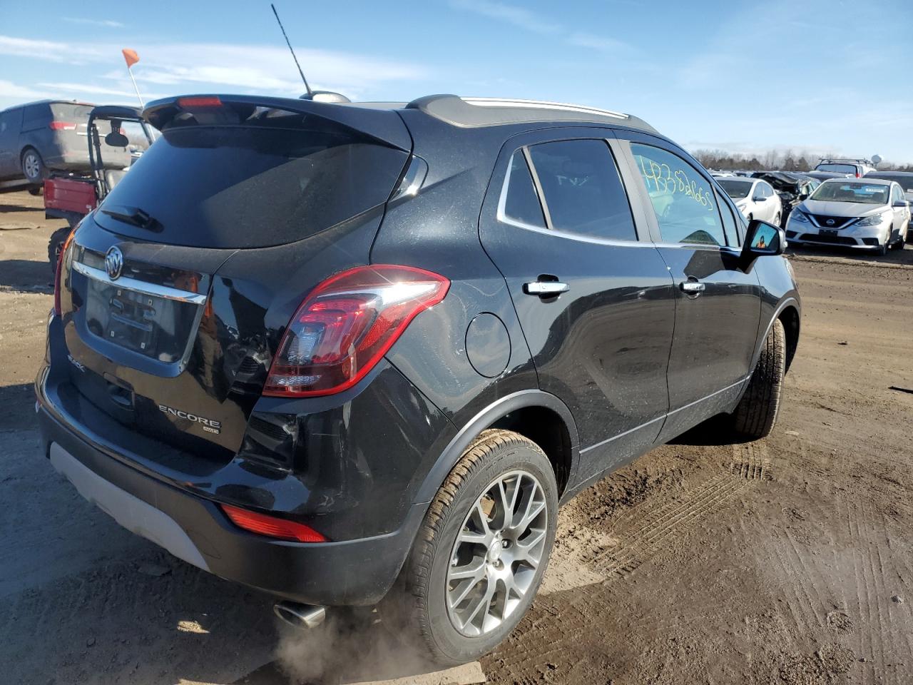 2017 Buick Encore VIN KL4CJ2SM3HB166416 Copart auction photo, undercarriage / minor dent/scratches damage thumbnail 3