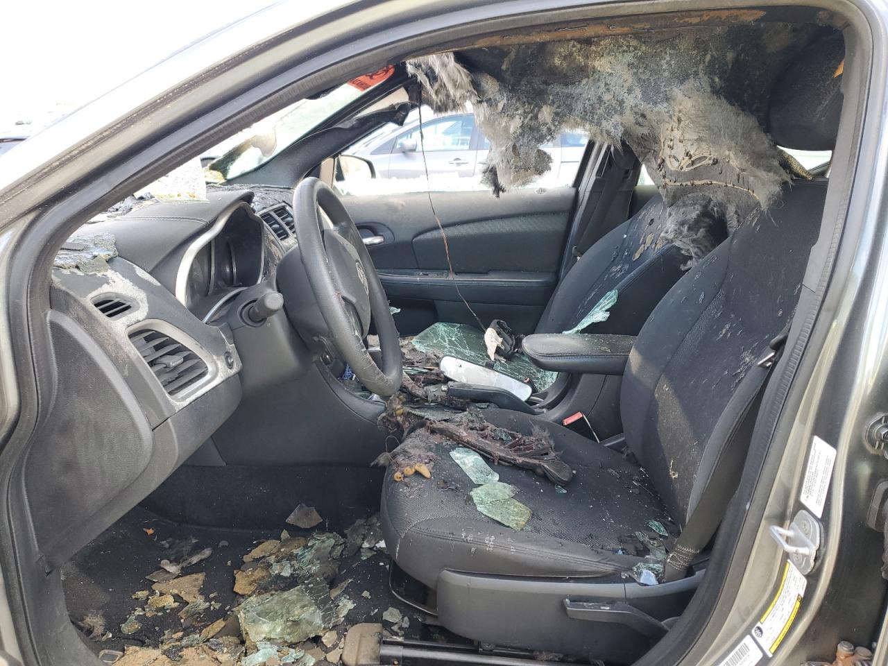 2012 Dodge Avenger VIN 1C3CDZABXCN220151 Copart auction photo, burn damage thumbnail 7
