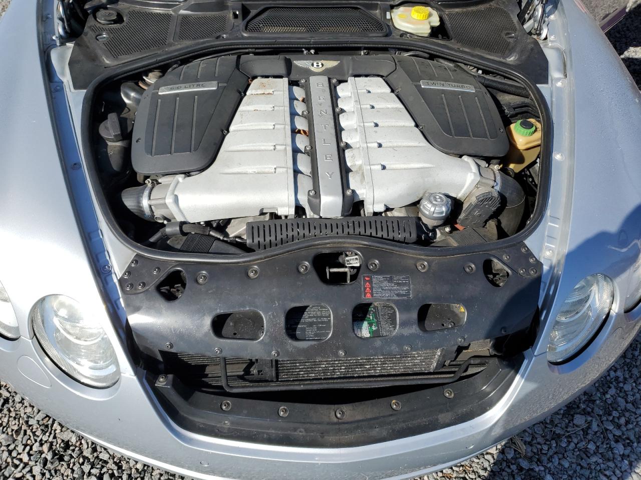 2007 Bentley Continental VIN SCBDR33W57C042958 Copart auction photo, side damage thumbnail 11