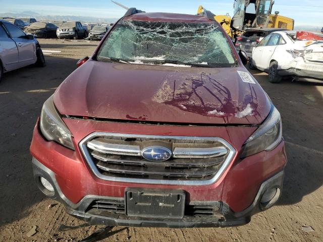 2018 Subaru Outback VIN 4S4BSACC9J3357672 Copart auction photo, front end / top/roof damage thumbnail 5