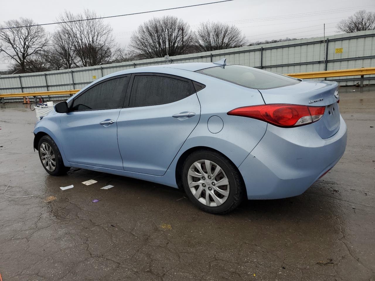 2012 Hyundai Elantra VIN KMHDH4AE2CU466579 Copart auction photo, front end damage thumbnail 2