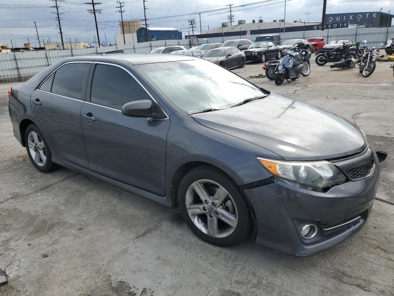 2012 Toyota Camry VIN 4T1BF1FK1CU061078 Copart auction photo, front end / side damage thumbnail 4