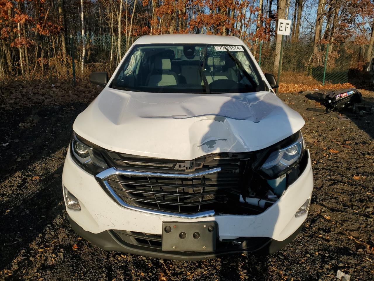 2020 Chevrolet Equinox VIN 3GNAXHEV0LS621794 Copart auction photo, front end / minor dent/scratches damage thumbnail 5