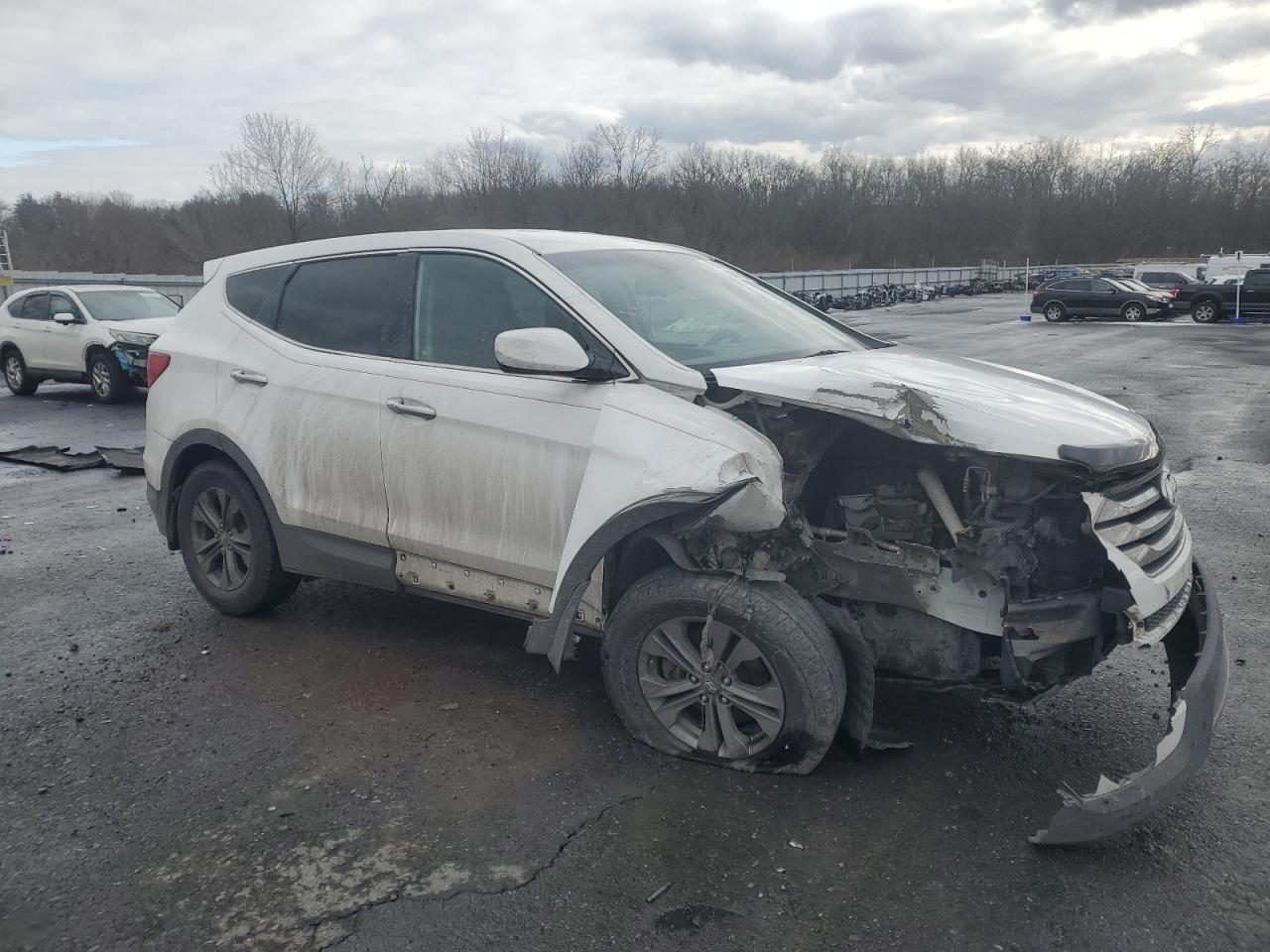 2013 Hyundai Santa Fe VIN 5XYZT3LB5DG062765 Copart auction photo, front end damage thumbnail 4