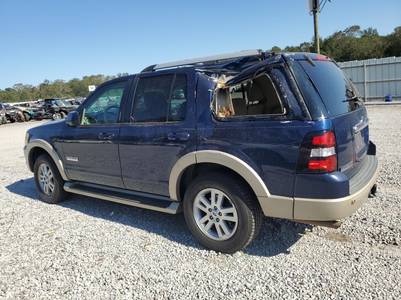 2006 Ford Explorer VIN 1FMEU64886ZA24320 Copart auction photo, top/roof damage thumbnail 2