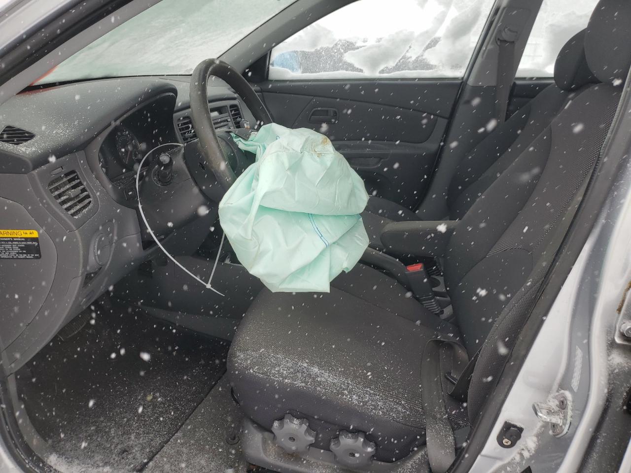 2008 KIA Rio VIN KNADE123886329115 Copart auction photo, biohazard/chemical / all over damage thumbnail 7