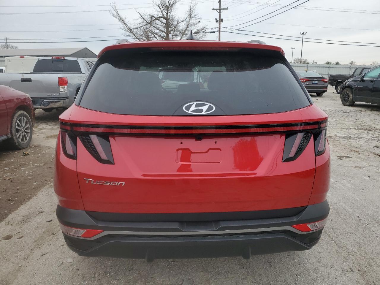 2023 Hyundai Tucson VIN 5NMJF3AE0PH265350 Copart auction photo, front end / frame damage damage thumbnail 6