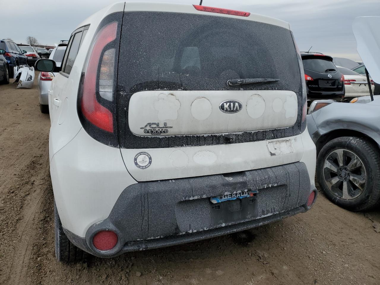 2016 KIA Soul VIN KNDJN2A23G7381247 Copart auction photo, front end damage thumbnail 6