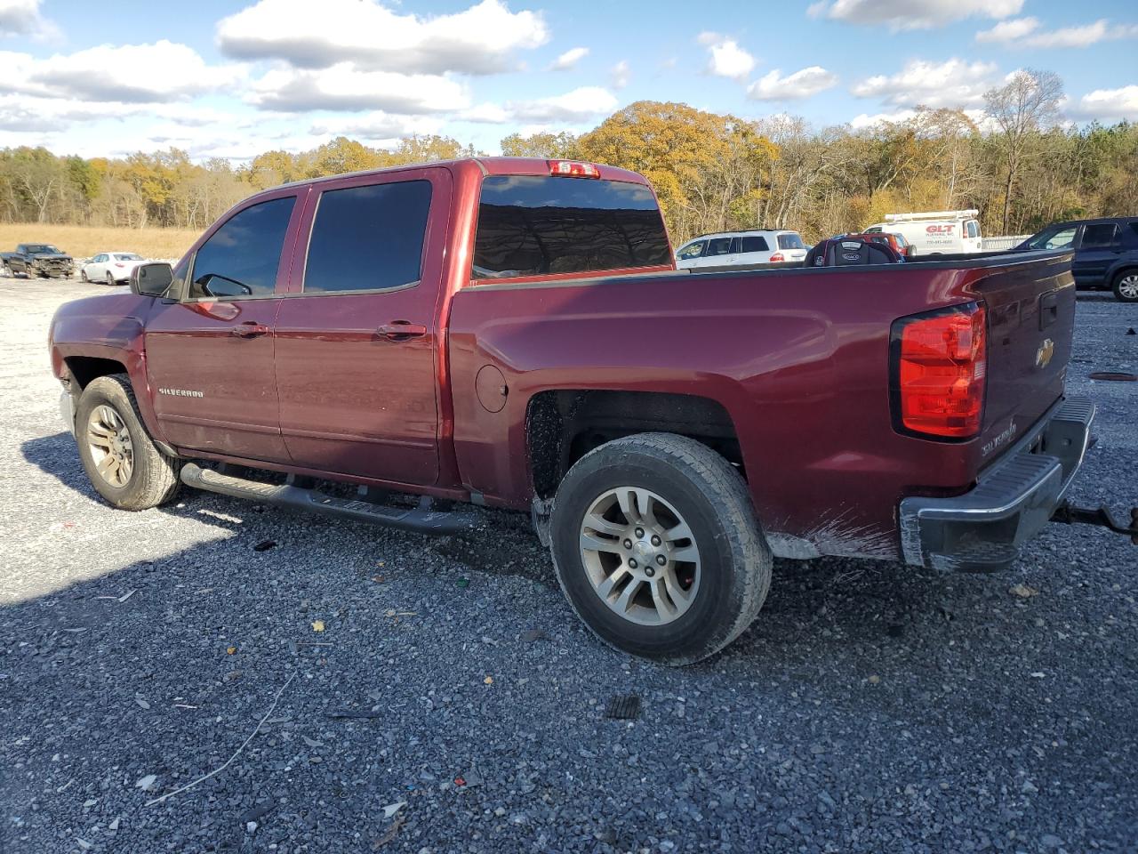 2017 Chevrolet Silverado VIN 3GCPCREC2HG269556 Copart auction photo, front end / side damage thumbnail 2