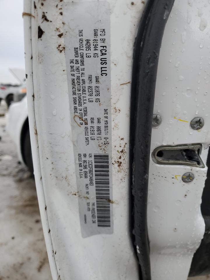 2015 Dodge Dart VIN 1C3CDFBB2FD406483 Copart auction photo, rollover damage thumbnail 12