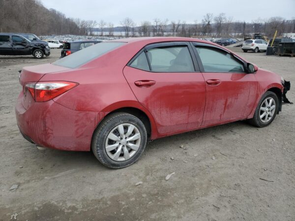 TOYOTA COROLLA RED - 2T1BURHE0GC511354