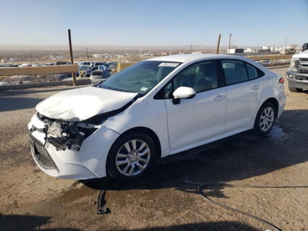 TOYOTA COROLLA WHITE - 5YFEPMAE0NP370798