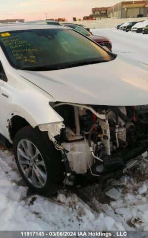 2018 Toyota Rav4 Hybrid White - JTMDJREV5JD167360