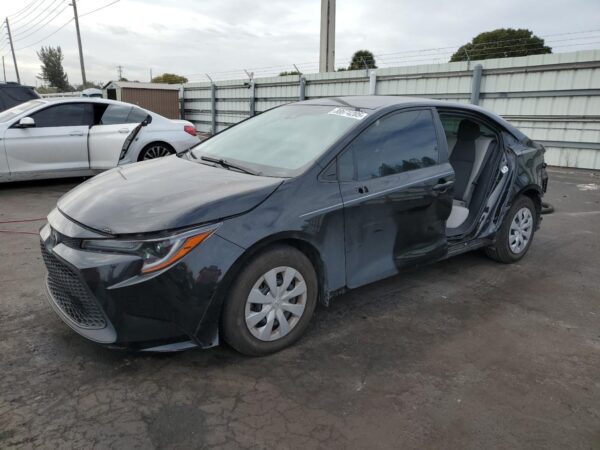 TOYOTA COROLLA BLACK - 5YFDPRAE1LP110125