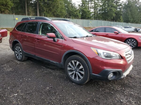 SUBARU OUTBACK BURGUNDY - 4S4BSANC1F3264536