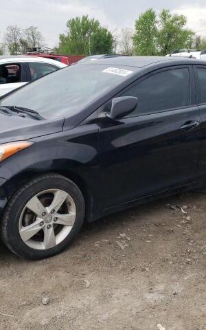 HYUNDAI ELANTRA BLACK - KMHDH4AE2DU653984