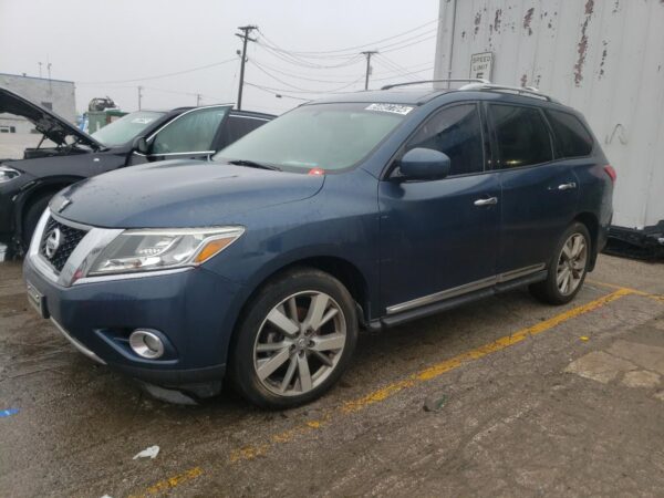 NISSAN PATHFINDER BLUE - 5N1AR2MM4DC680889