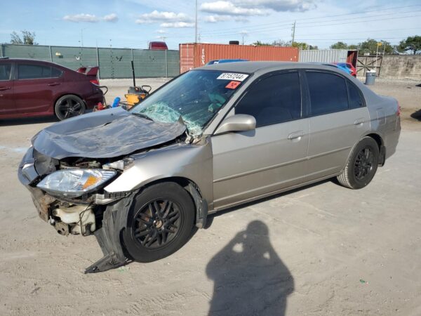HONDA CIVIC SILVER - 2HGES165X4H526731