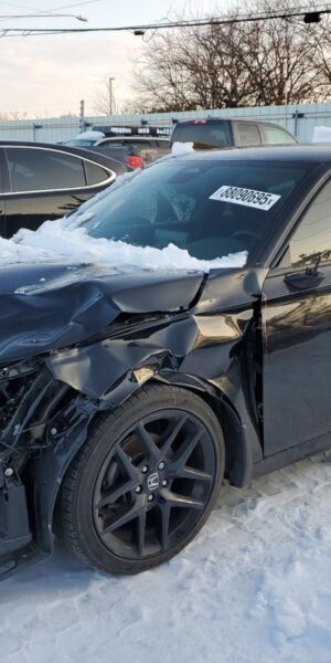 HONDA CIVIC BLACK - 2HGFE2F55NH593725