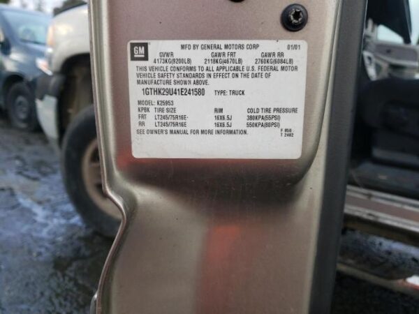 GMC SIERRA BROWN - 1GTHK29U41E241580