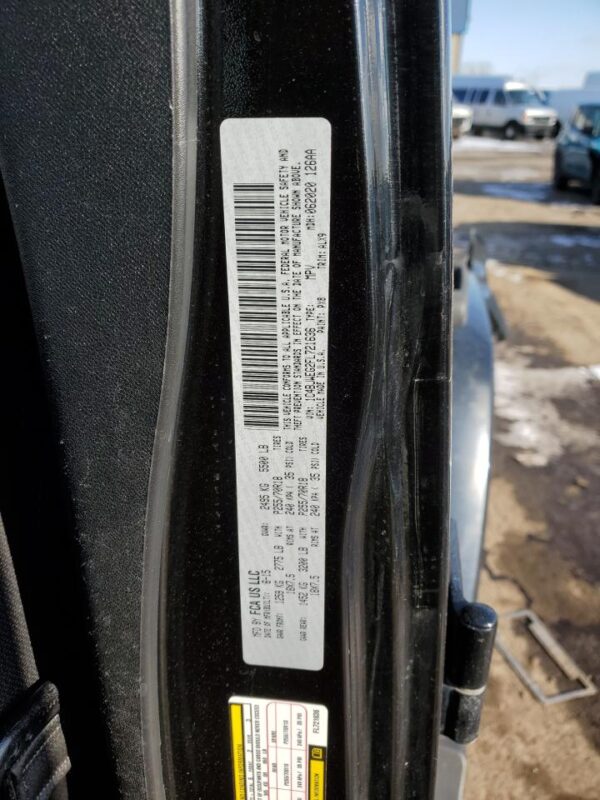 JEEP WRANGLER BLACK - 1C4BJWEG2FL721636