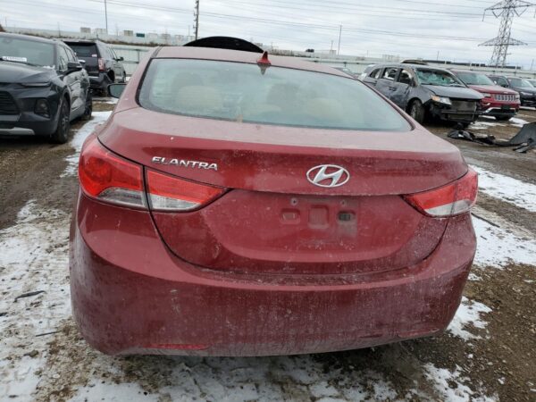HYUNDAI ELANTRA RED - 5NPDH4AEXDH448881